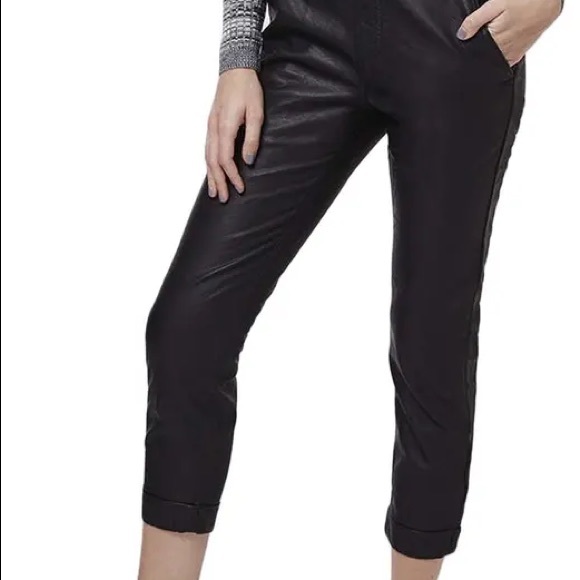 TopShop Leather Overalls Grunge Punk Blogger Y2K - Picture 7 of 7